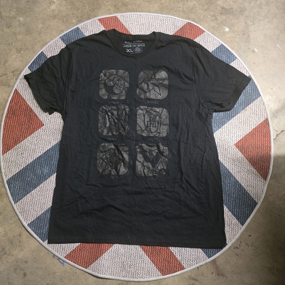 Black Graphic T-Shirt - Picture 1 of 1